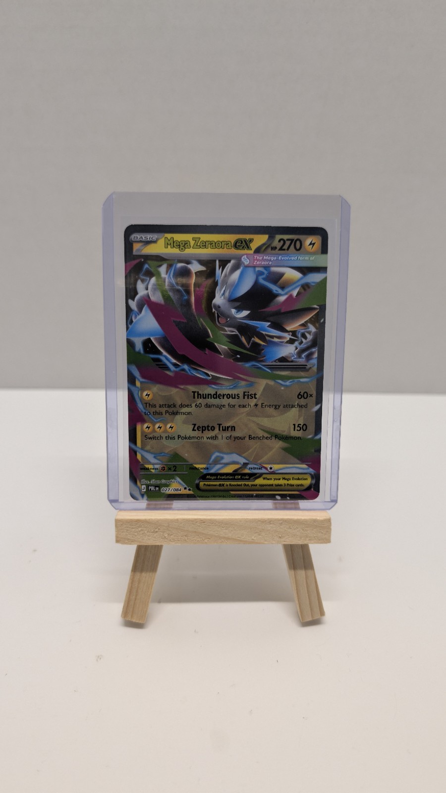 Pokémon TCG, Mega Zeraora Ex 027/084 - Pitch Black