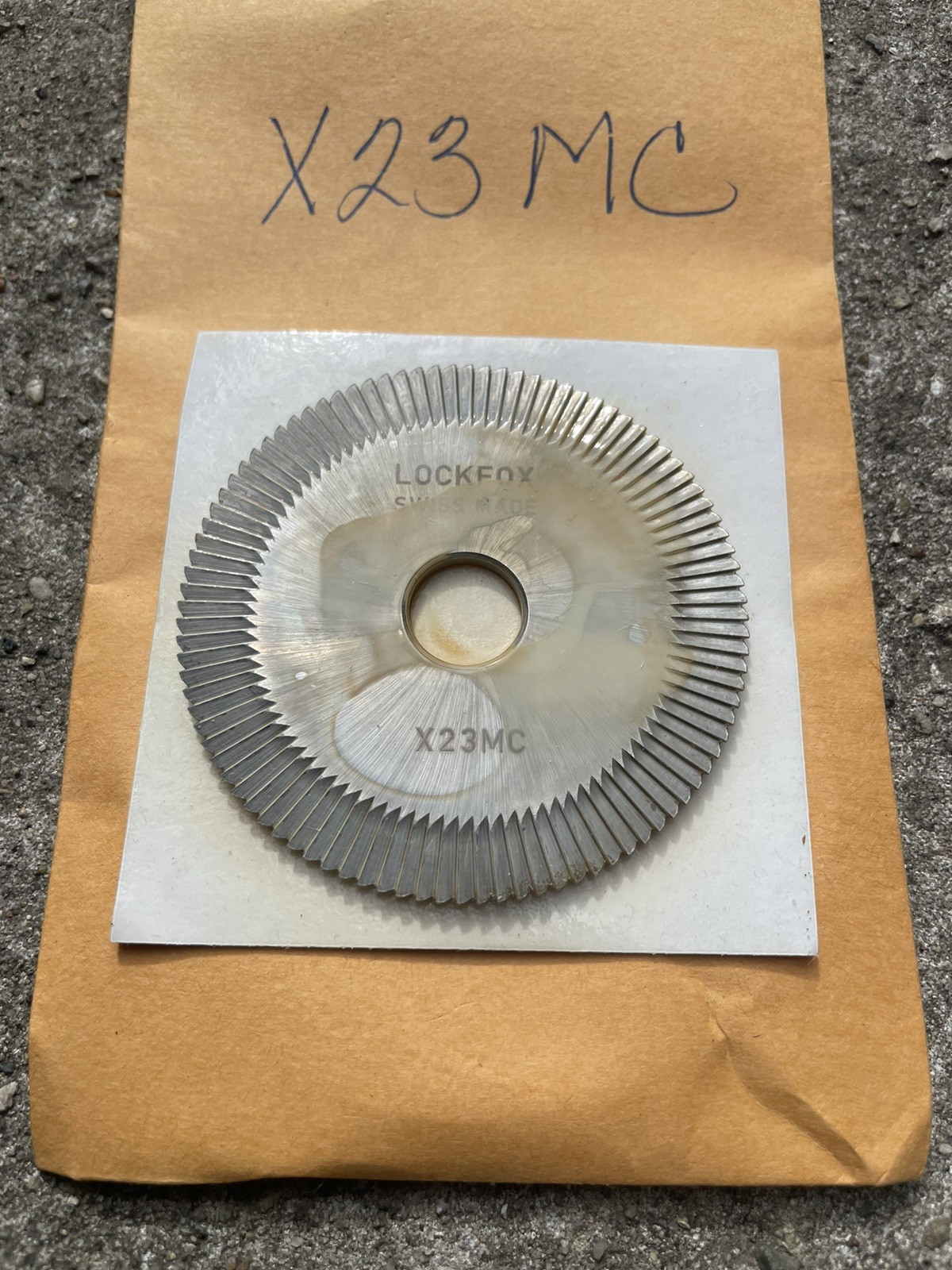 NEW NOS Ilco X23MC Key Machine Replacement Cutter Cutting Wheel Swiss Made