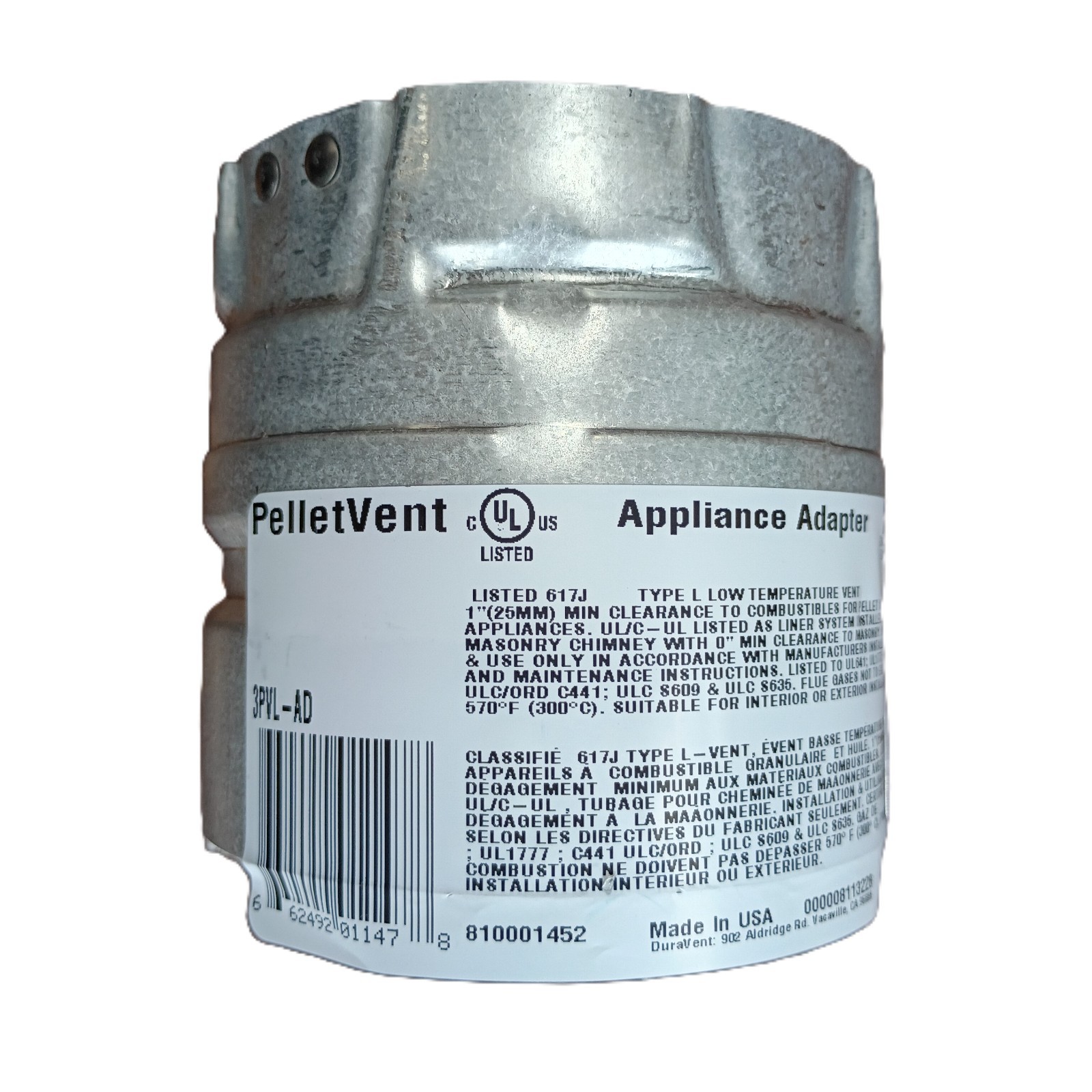 DuraVent 3PVL-AD 3\
