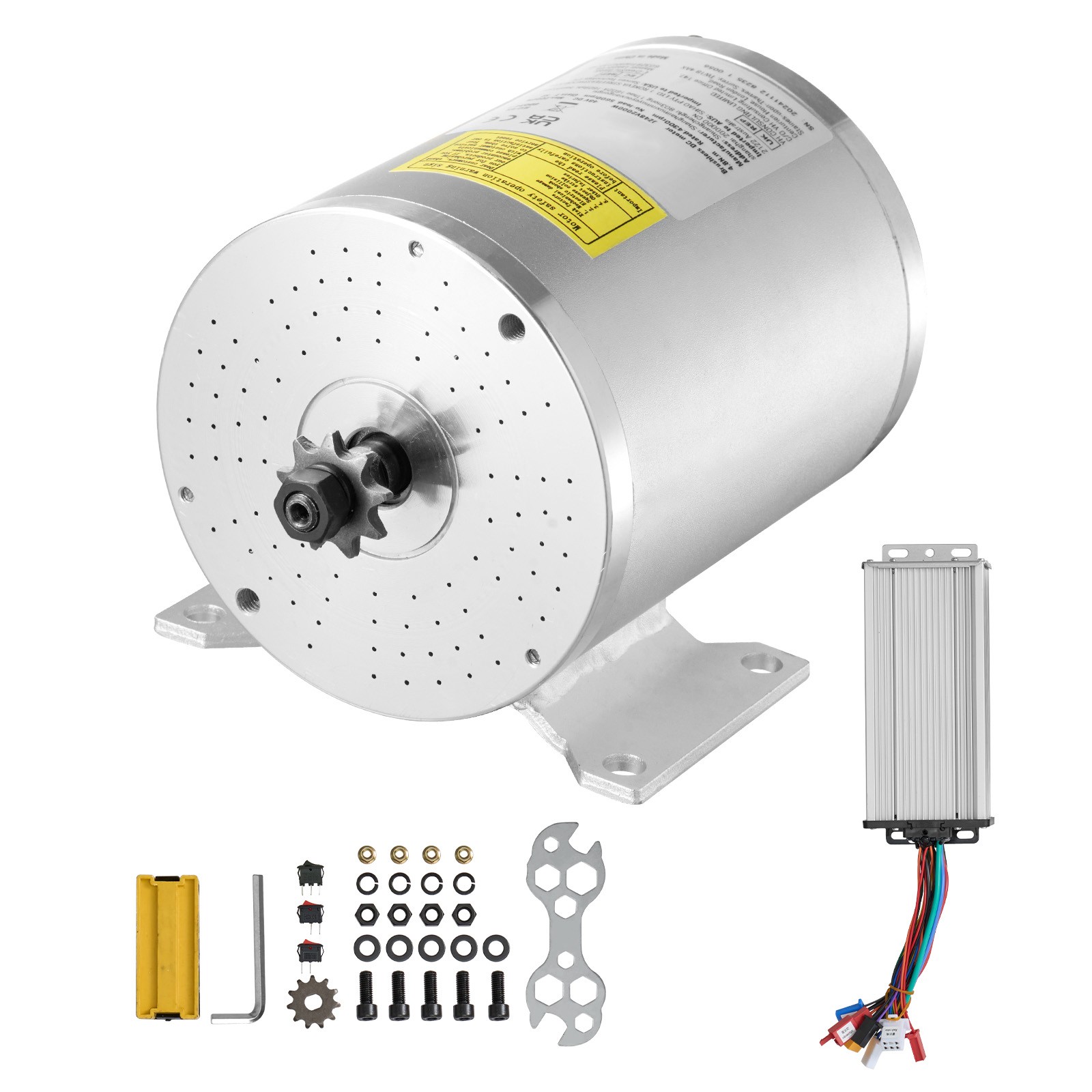 Uimoso 48V 2000W Brushless DC Motor Kit with Enhanced Controller