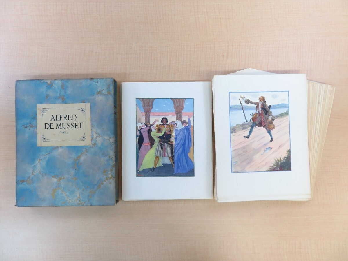 GEORGES LEPAPE Oeuvres Completes de Alfred de Musset Complete Set of 12 Volumes