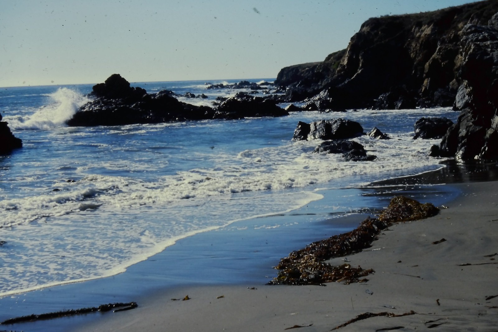 1978 Ektachrome 35mm Slide, Cambria California, Rocky Shoreline Kodak beach 1978 Ektachrome 35mm Slide, Cambria California, Rocky Shoreline Kodak beach