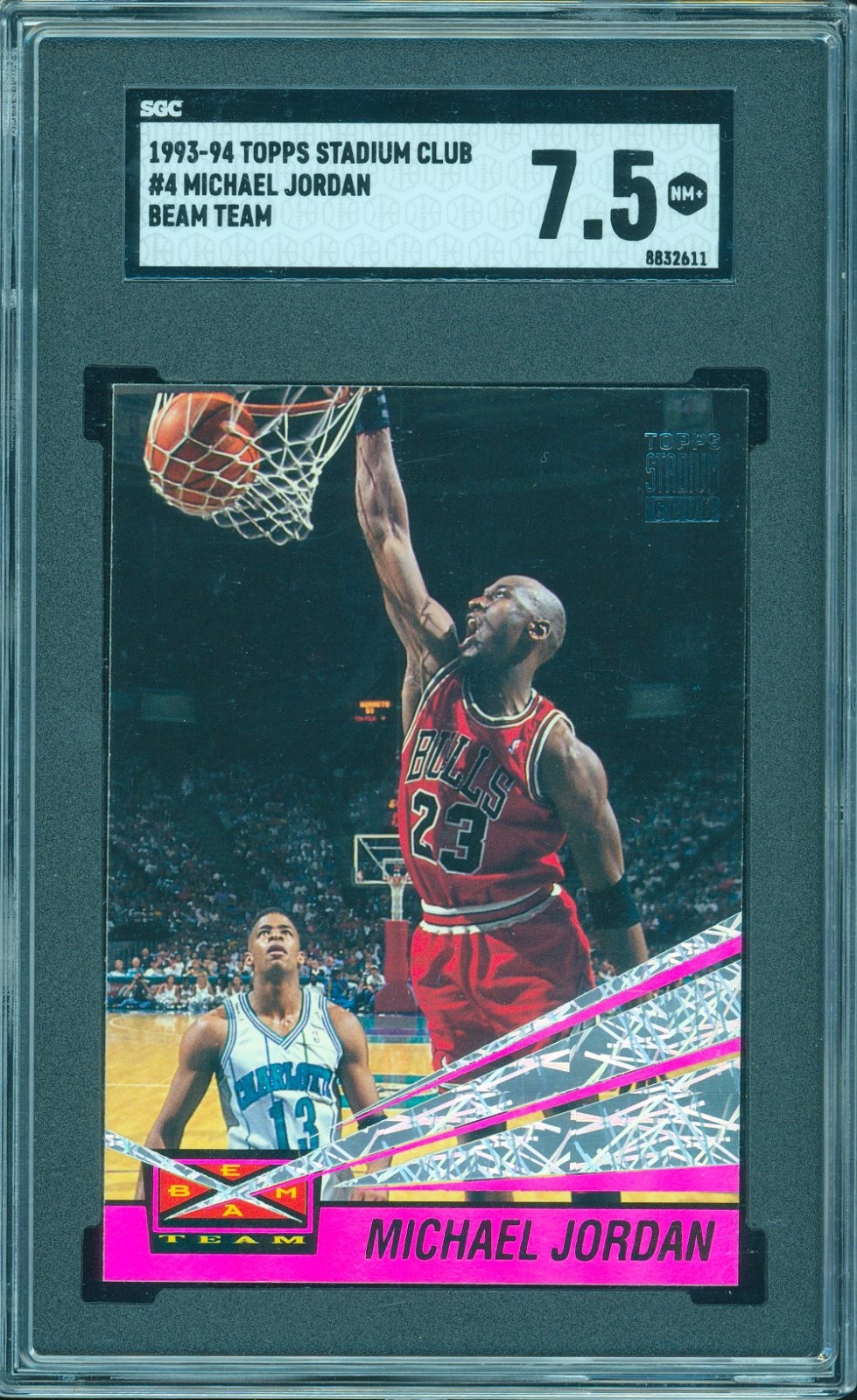 1993-94 Michael Jordan Topps Stadium Club Beam Team SGC 7.5