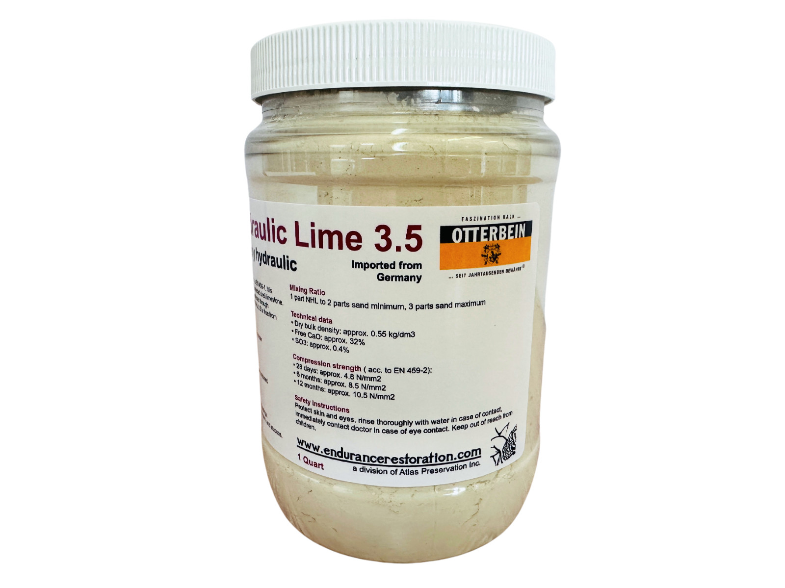 Otterbein Natural Hydraulic Lime 3.5