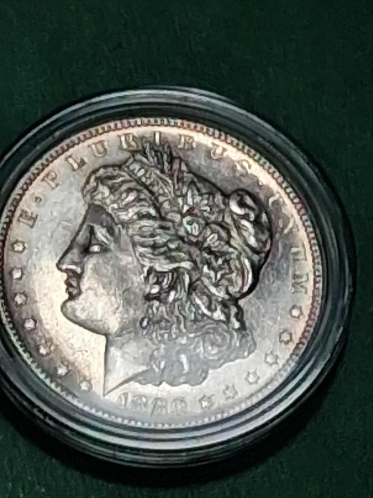 1880-S MORGAN DOLLAR 90% SILVER. MS/ BU/ PROOFLIKE SURFACES. HIGH MS RATING...