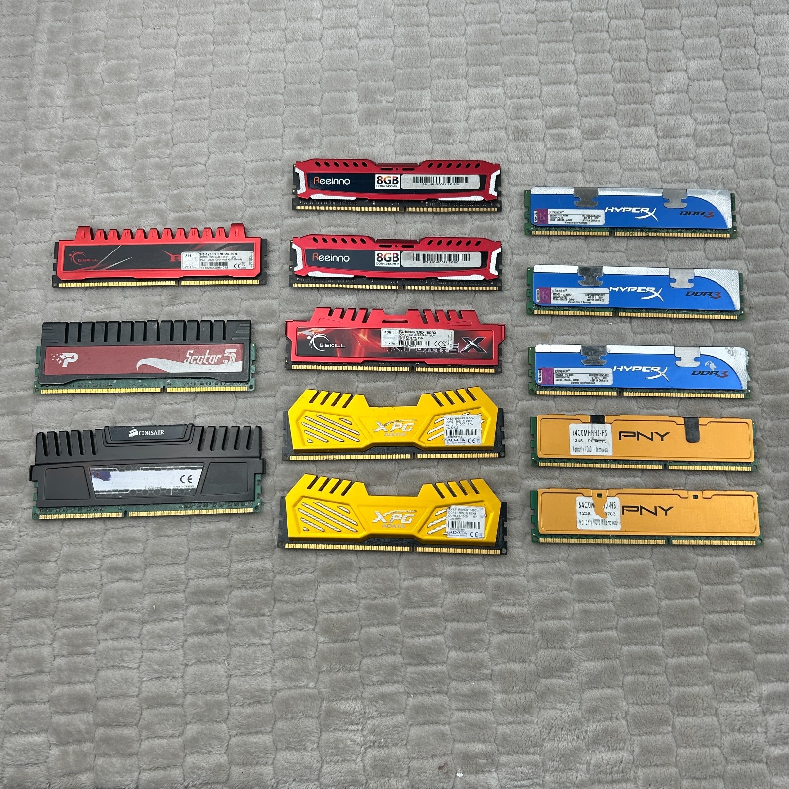 PC Ram Lot G.SKILL RipjawsX DDR3-1333 8GB Corsair HyperX  XPG 13 UNTESTED