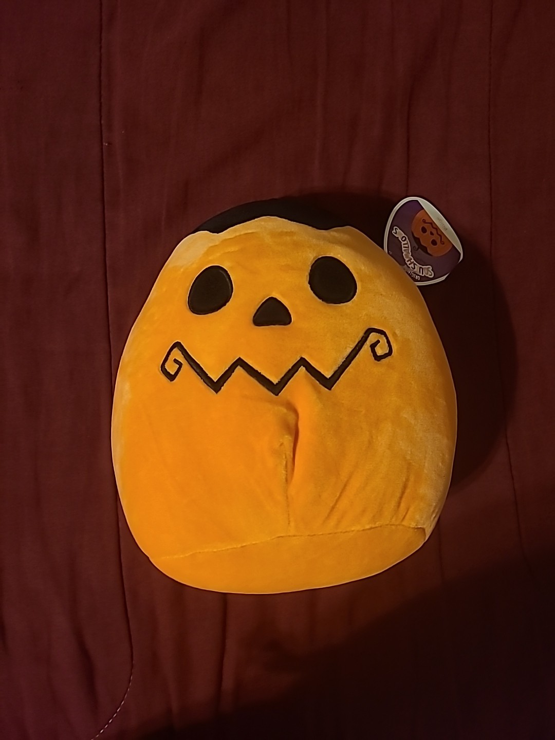 NWT Squishmallows 8in Paige the Pumpkin Halloween Plush 