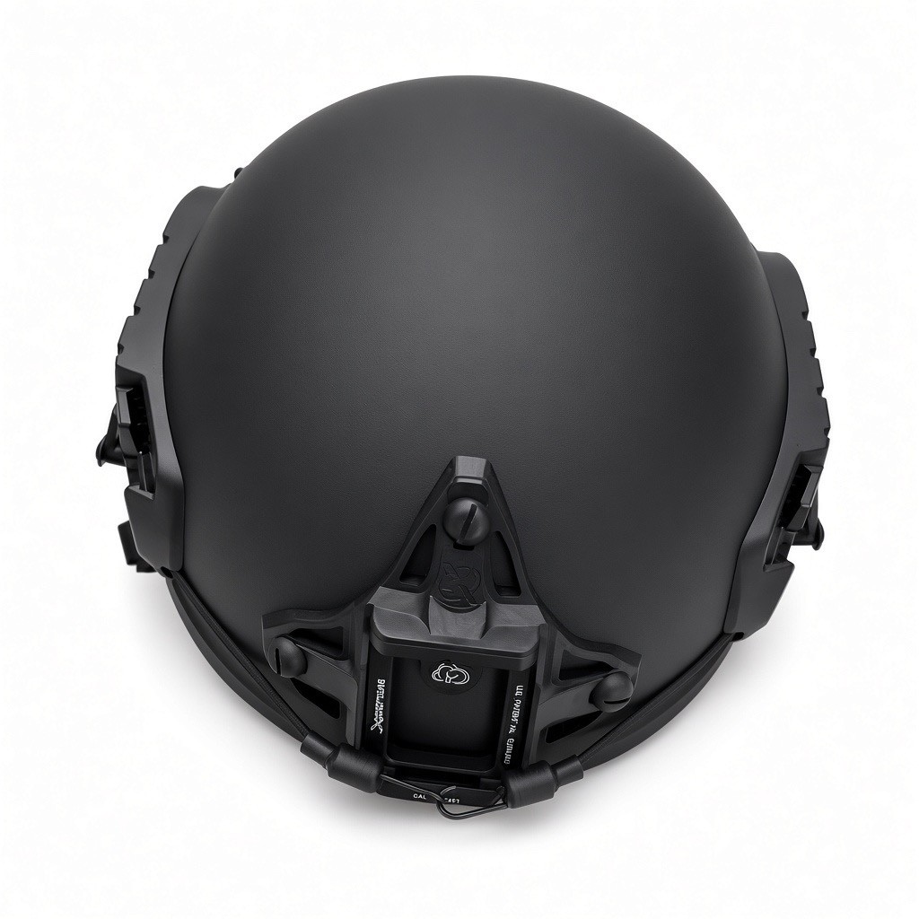 Busch Protective AMP-1 TPHC Ballistic Helmet Black RAL 9005 SN 243873 NEW