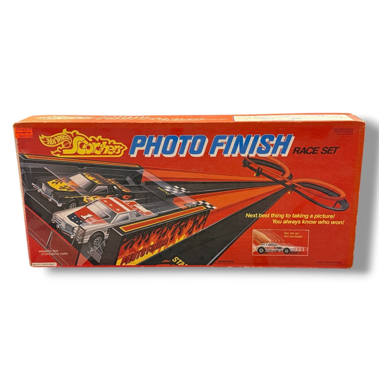 1979 HOT WHEELS SCORCHERS PHOTO FINISH RACE SET SEALED NEW NO 1265 W/2 CARS (AA)