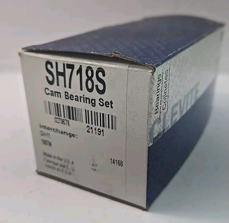 CLEVITE SH718S Cam Bearing Set for Chevy GMC 4.8 6 Cylinder 1985-89 CLEVITE SH718S Cam Bearing Set for Chevy GMC 4.8 6 Cylinder 1985-89