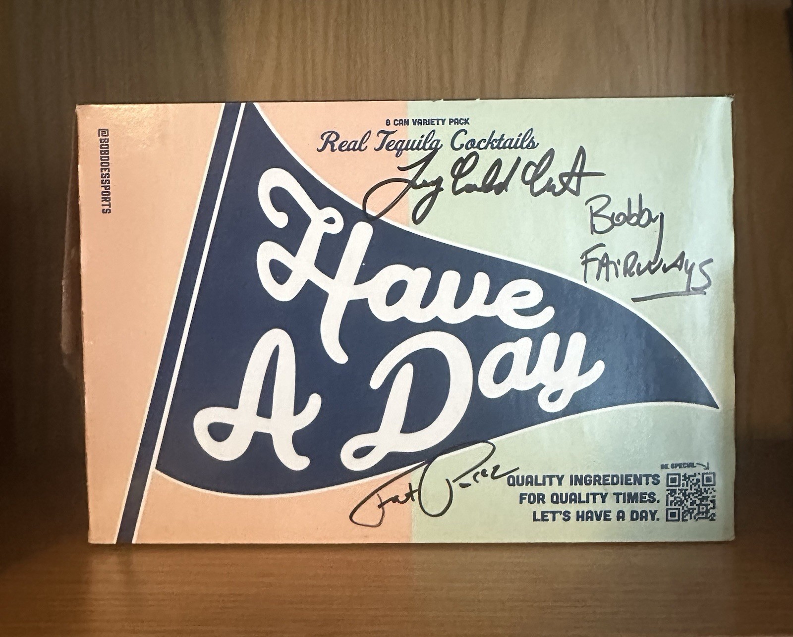 Have A Day Box Signed By Bob Does Sports Crew Have A Day Box Signed By Bob Does Sports Crew