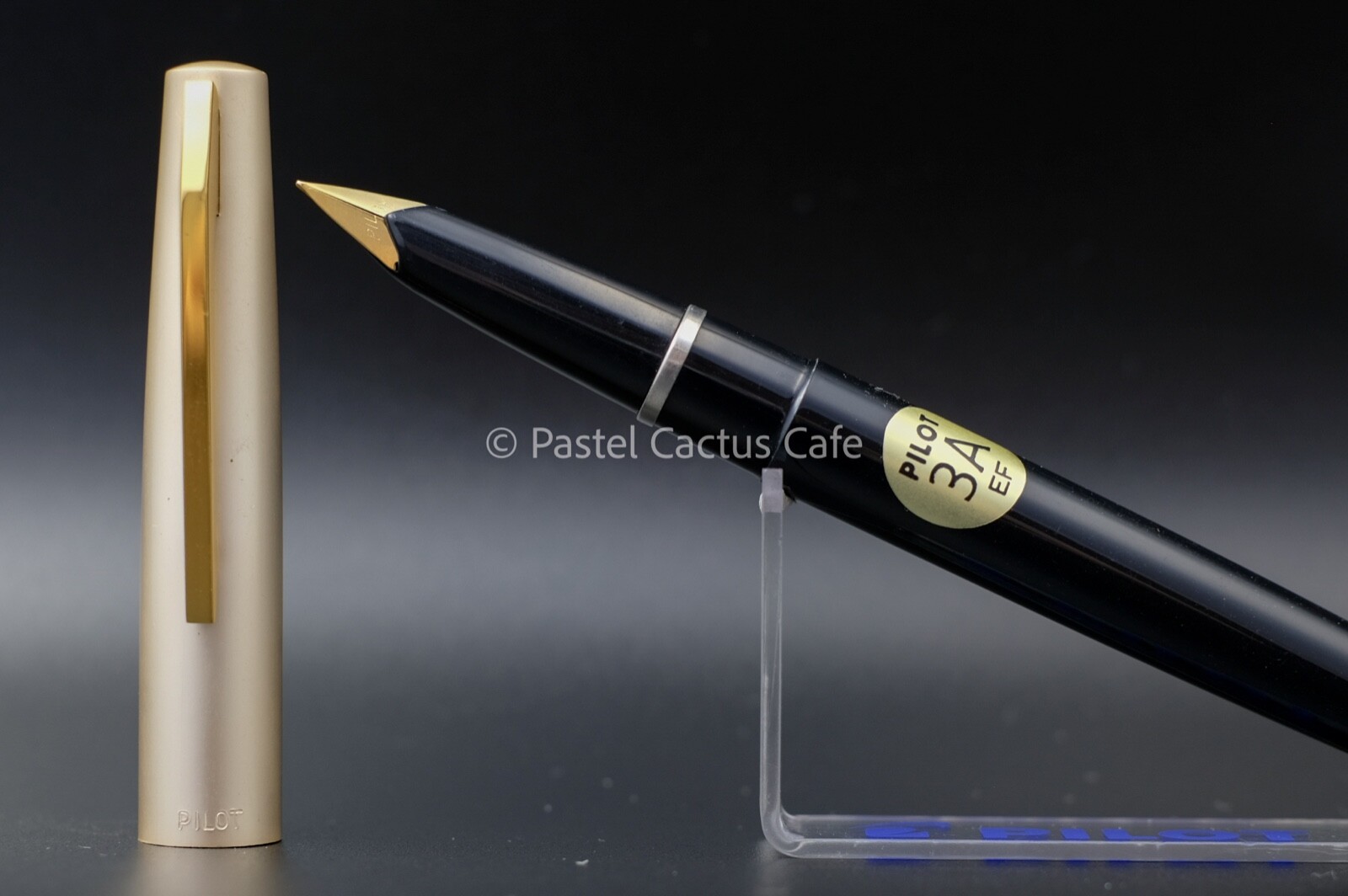 Pilot F 3A Black EF Nib Fountain Pen NOS Vintage 1970s Korea Rare