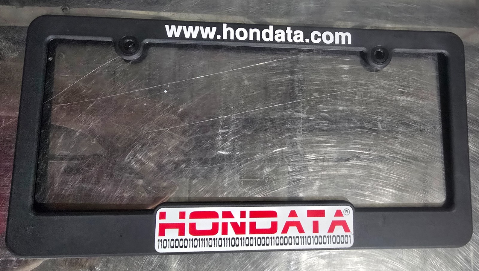 Hondata License Plate Frame Premium Quality Universal Fit Hondata License Plate Frame Premium Quality Universal Fit