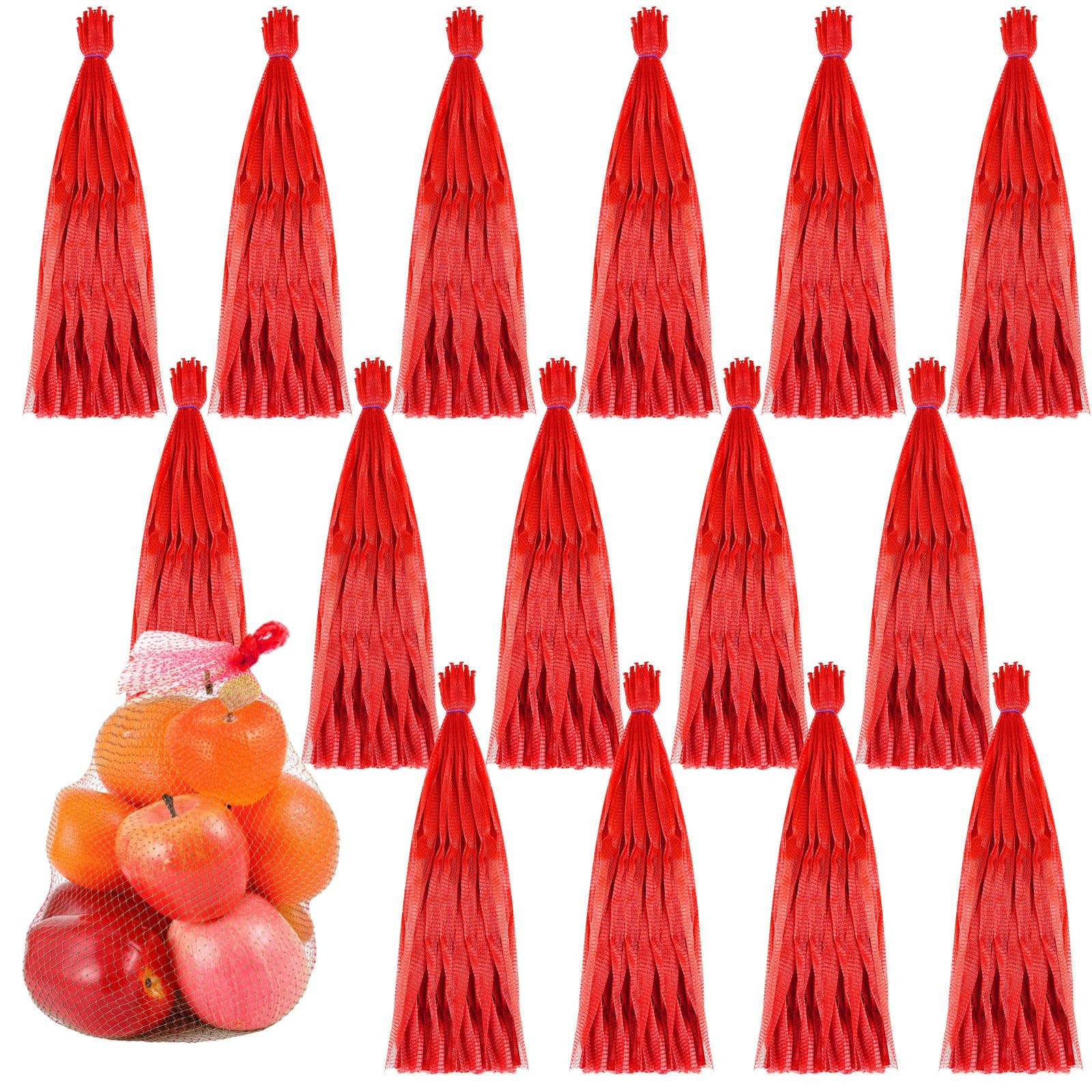 1500 Pcs 20 Inch Mesh Bags for Vegetables Mesh Produce Bags Reusable Nylon Ne...