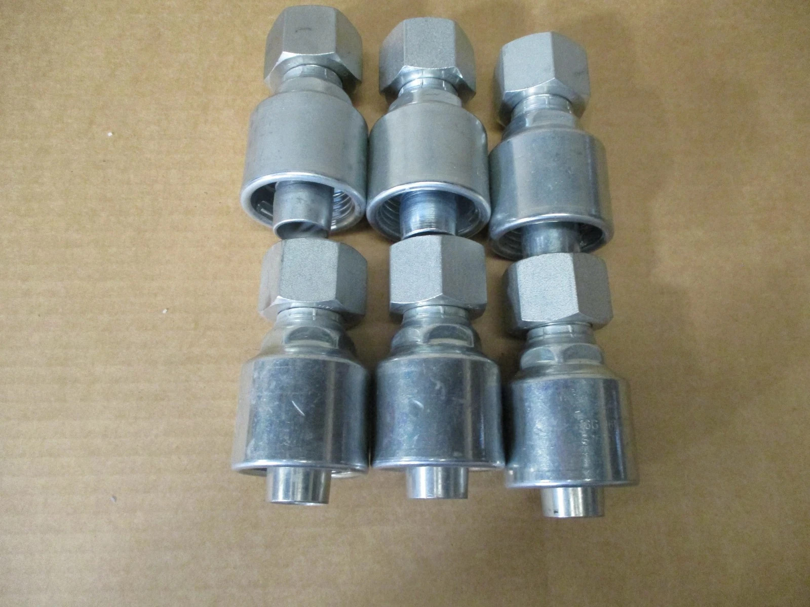 6 Pack Genuine Gates Hydraulic Hose Fittings 16G-16FJX 1 6 Pack Genuine Gates Hydraulic Hose Fittings 16G-16FJX 1