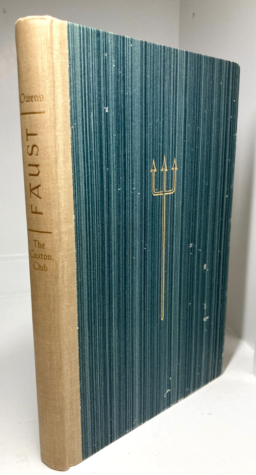 Doctor Faust 1953 Caxton Club Victor Hammer Fritz Kredel Fine Press 1/350