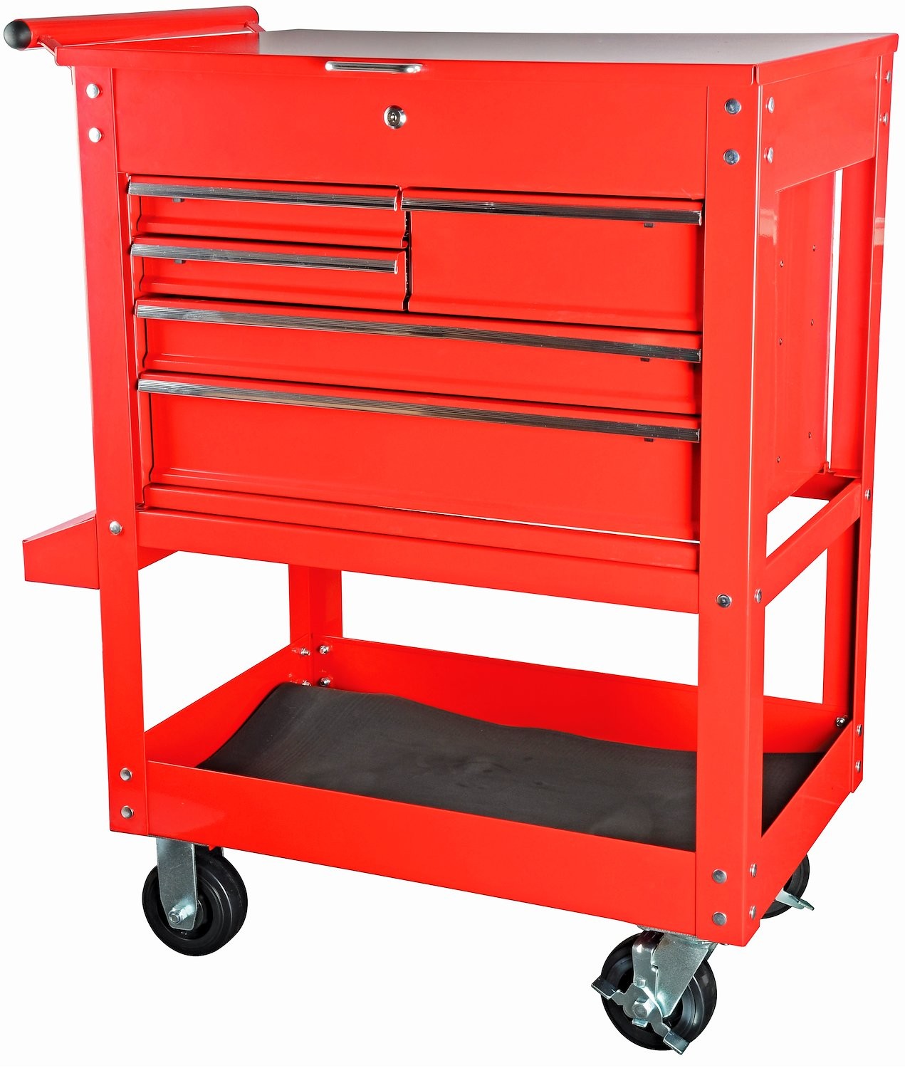 JEGS 5-Drawer Tool Box Cart [Red]