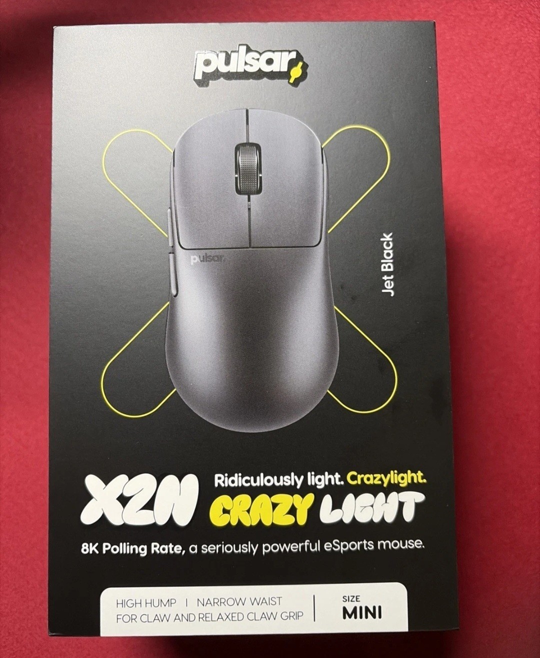 Pulsar X2H Mini Crazy Light Wireless Mouse - Black New