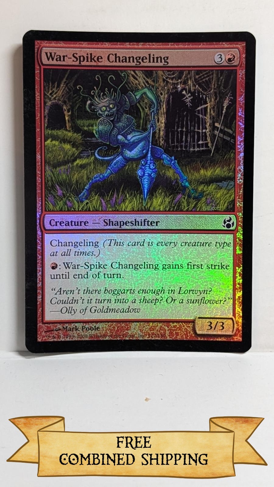 War-Spike Changeling Morningtide Foil ...sku: CC1162 War-Spike Changeling Morningtide Foil ...sku: CC1162