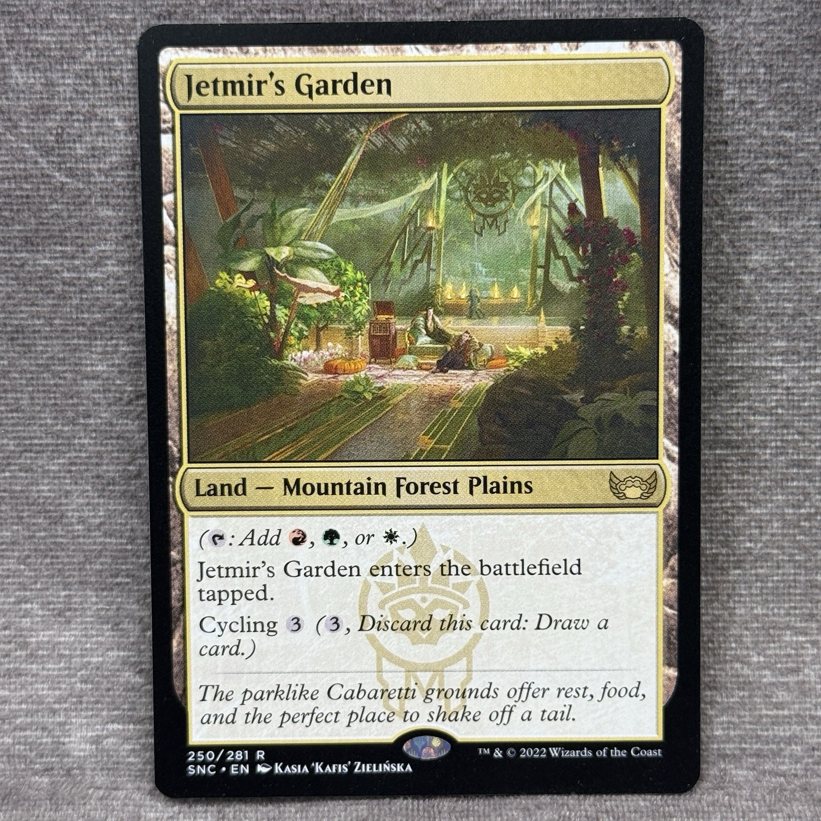 MTG Jetmir\'s Garden Streets of New Capenna SNC #250 Non-Foil NM Magic Card MTG Jetmir\'s Garden Streets of New Capenna SNC #250 Non-Foil NM Magic Card