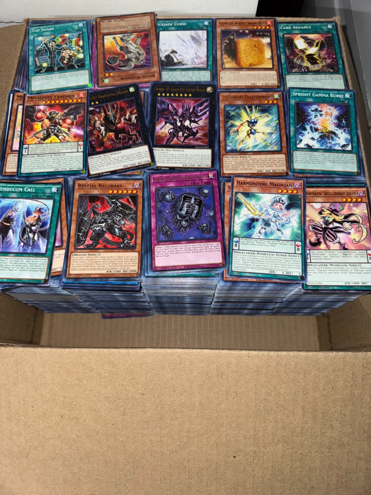 Yu-Gi-Oh TCG Bulk Lot 6500+, plus 100 Foils *FREE SHIPPING*