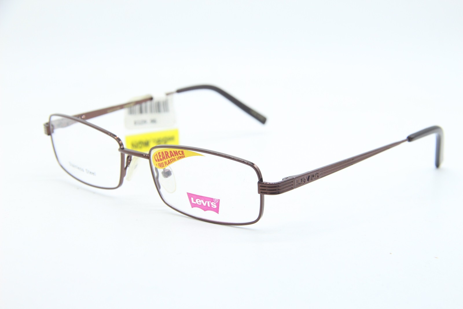 NEW LEVI’S LS 557A-1 BROWN AUTHENTIC EYEGLASSES 53-17