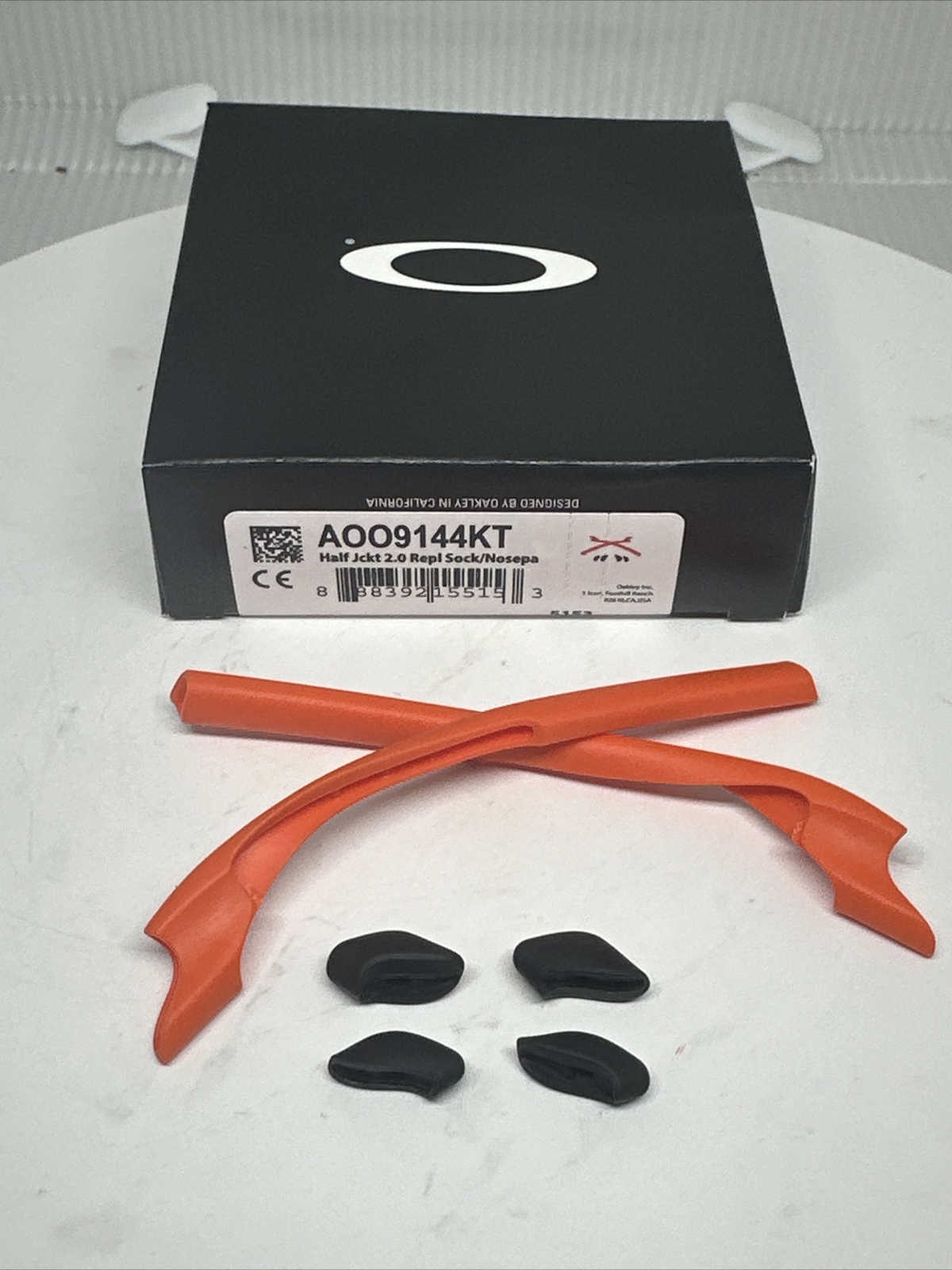 Orange 🍊 100% Authentic Oakley Half Jacket 2.0 Repl. 9144KT EarSock/Nosepad Kit Orange 🍊 100% Authentic Oakley Half Jacket 2.0 Repl. 9144KT EarSock/Nosepad Kit