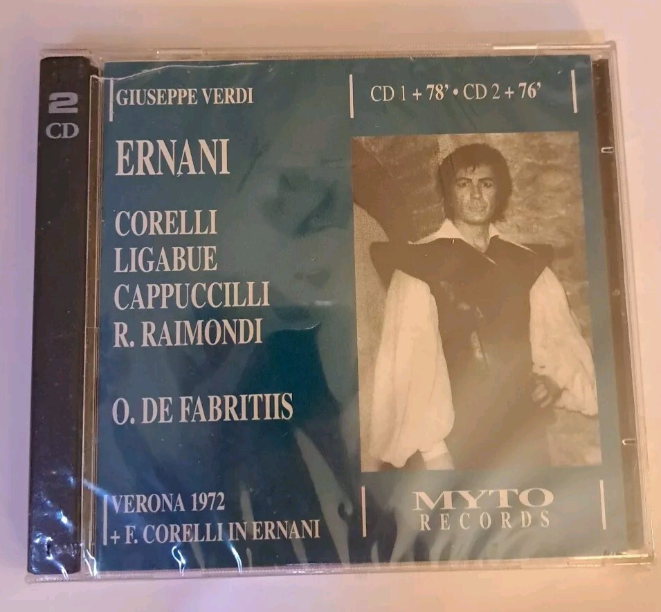 Verdi: ERNANI Franco Corelli, Ilva Ligabue, Piero Cappuccilli, Ruggero...