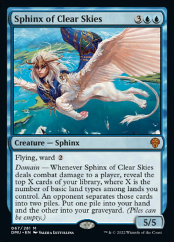 MTG Sphinx of Clear Skies [Dominaria United] Near Mint Magic