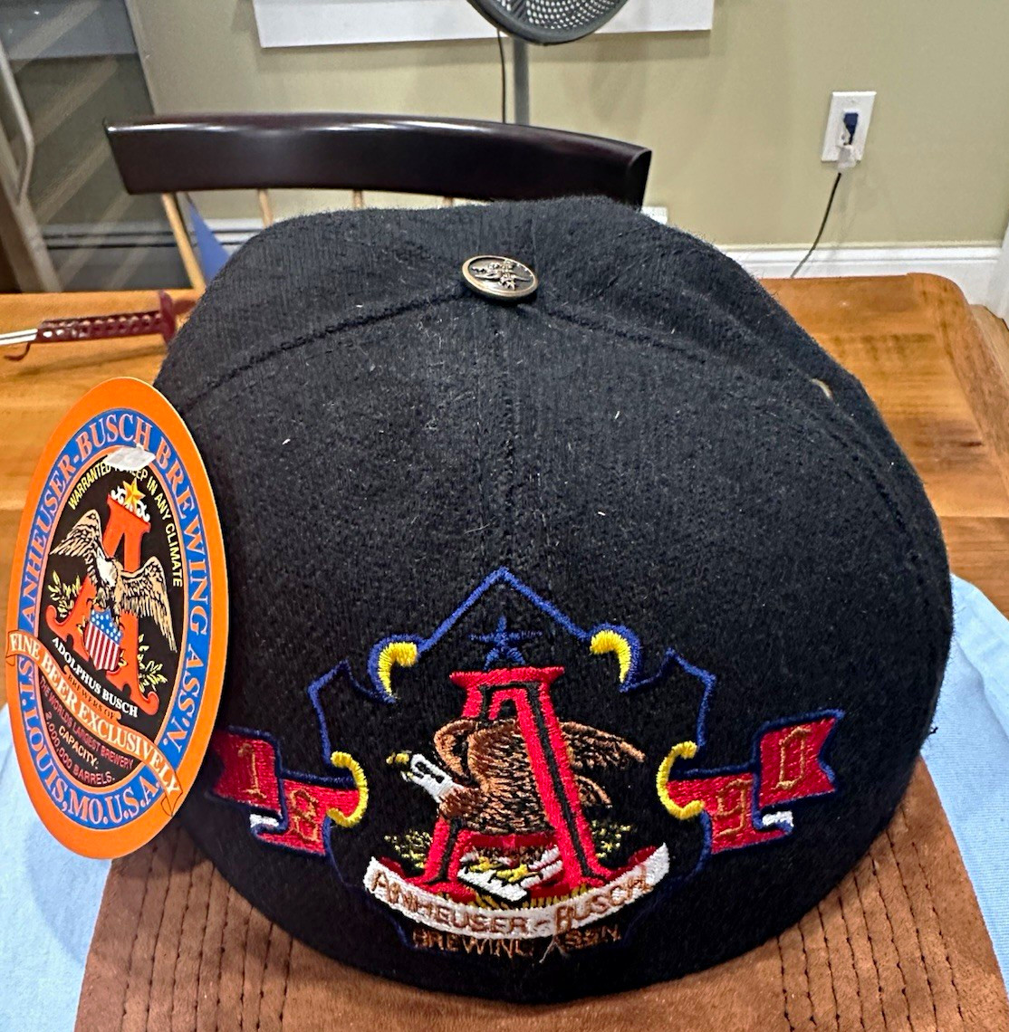Anheuser-Busch Collector’s Edition Breweriana Hat Black/Brown Brim 2524/10000 Anheuser-Busch Collector’s Edition Breweriana Hat Black/Brown Brim 2524/10000