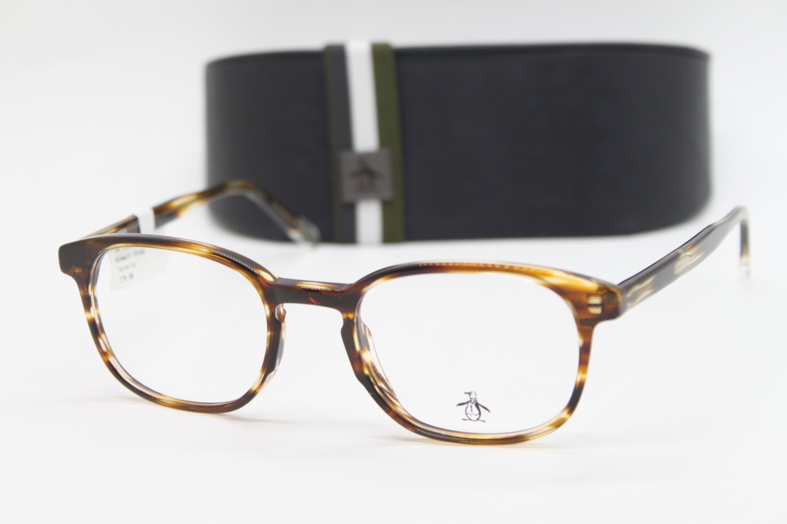 NEW PENGUIN THE STEWART TO TORTOISE AUTHENTIC EYEGLASSES W/CASE 49-20