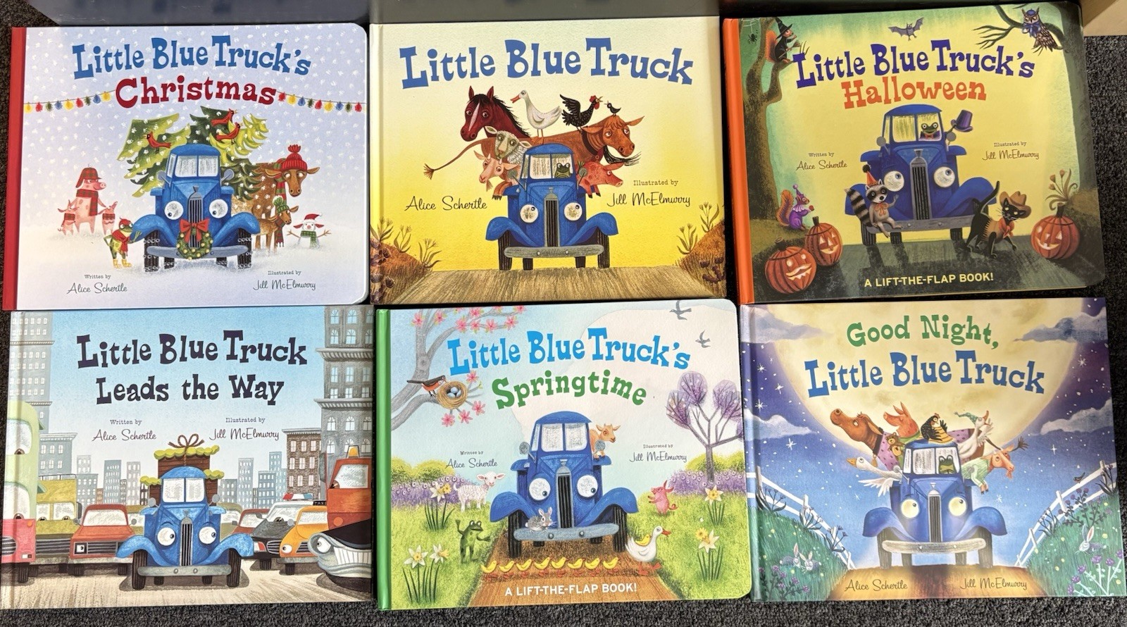 Little Blue Truck Friendly Adventures 6 Books By Alice Schertle