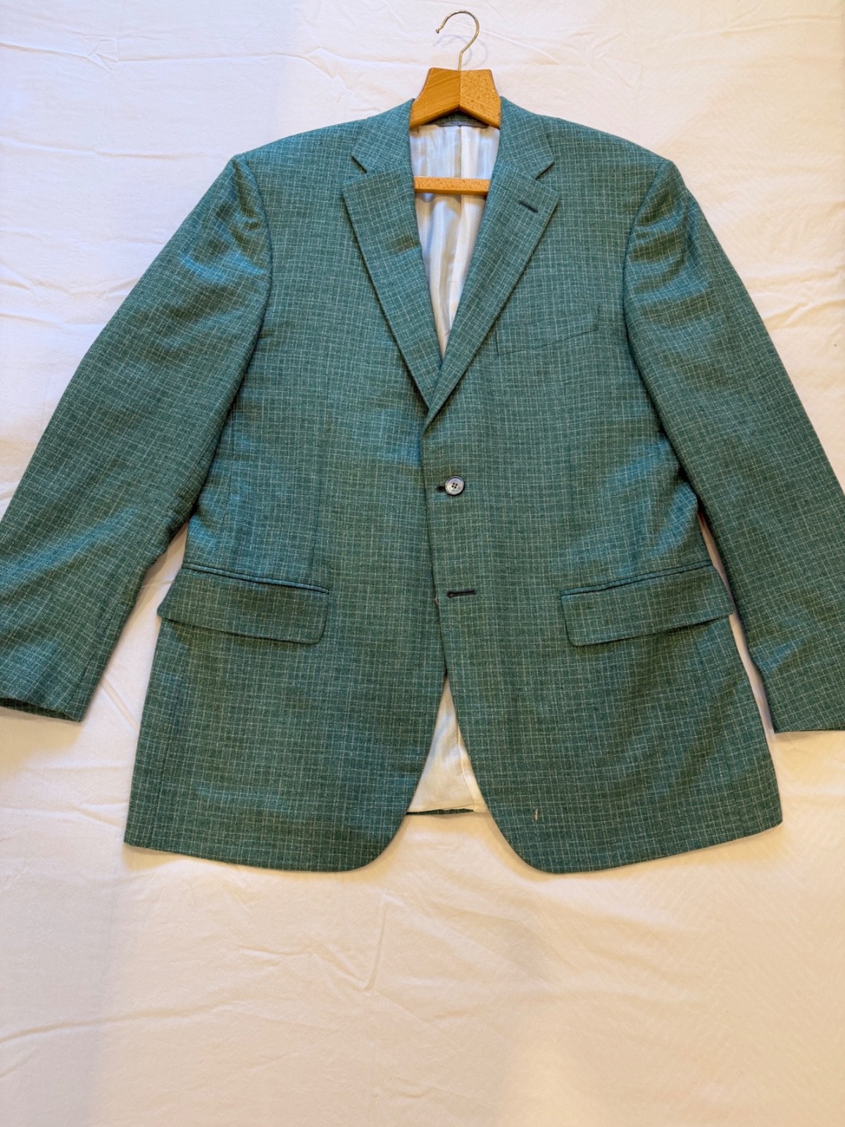 Canali Exclusive Green Silk Cashmere Sport Coat EU 52 Made in Italy Canali Exclusive Green Silk Cashmere Sport Coat EU 52 Made in Italy