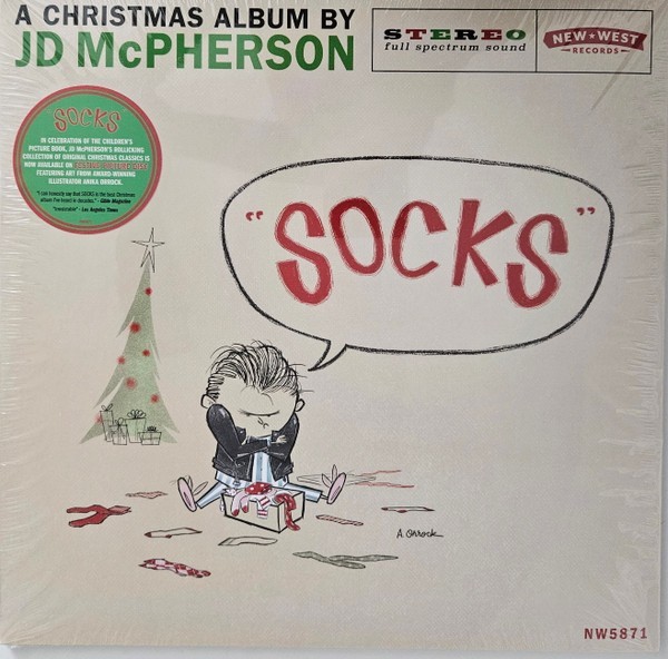 JD Mcpherson Socks 140gm Picture Disc Vinyl LP Record Christmas Album NEW bl