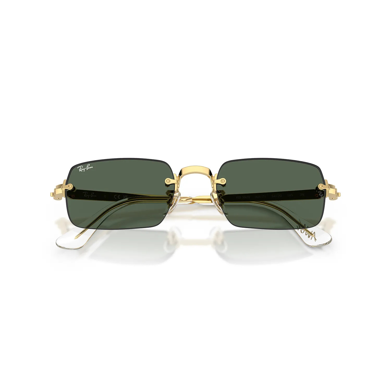 Ray Ban ASAP ROCKY 3928 gold frame, green lenses Ray Ban ASAP ROCKY 3928 gold frame, green lenses
