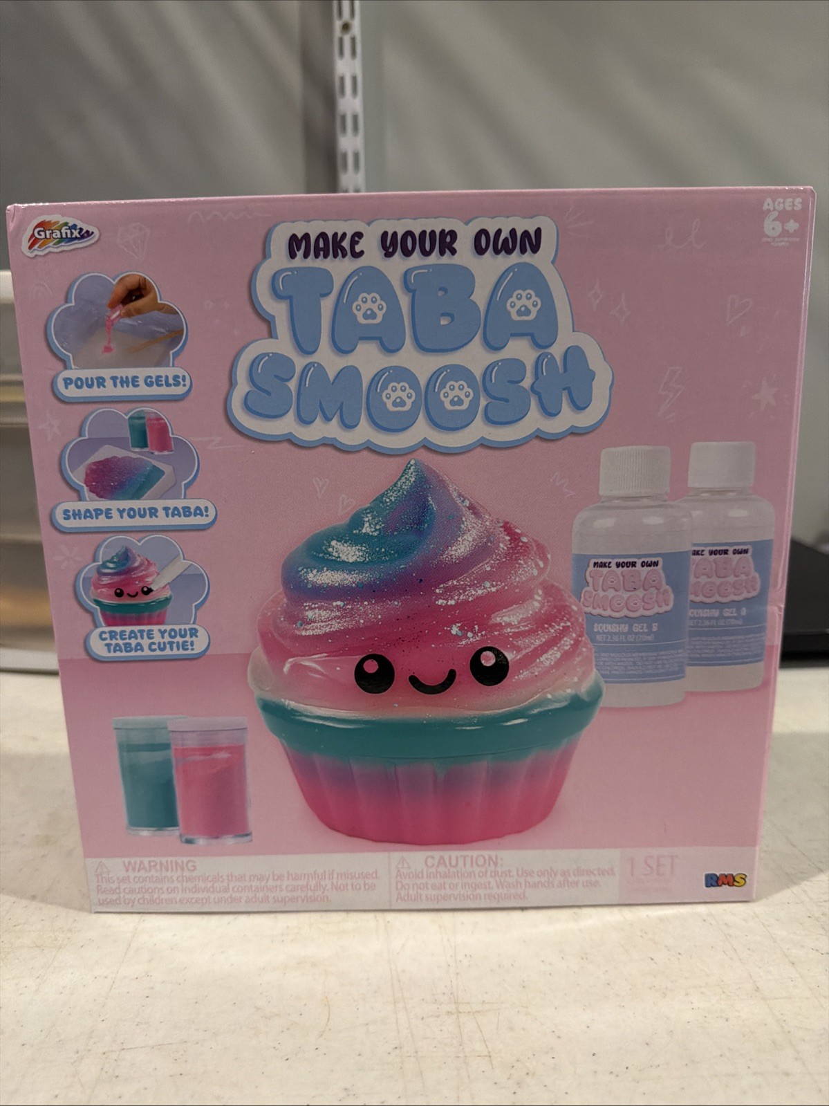 RMS Make Your Own Taba Smoosh Cupcake Squishy Kit – DIY Sensory Craft Set – New RMS Make Your Own Taba Smoosh Cupcake Squishy Kit – DIY Sensory Craft Set – New