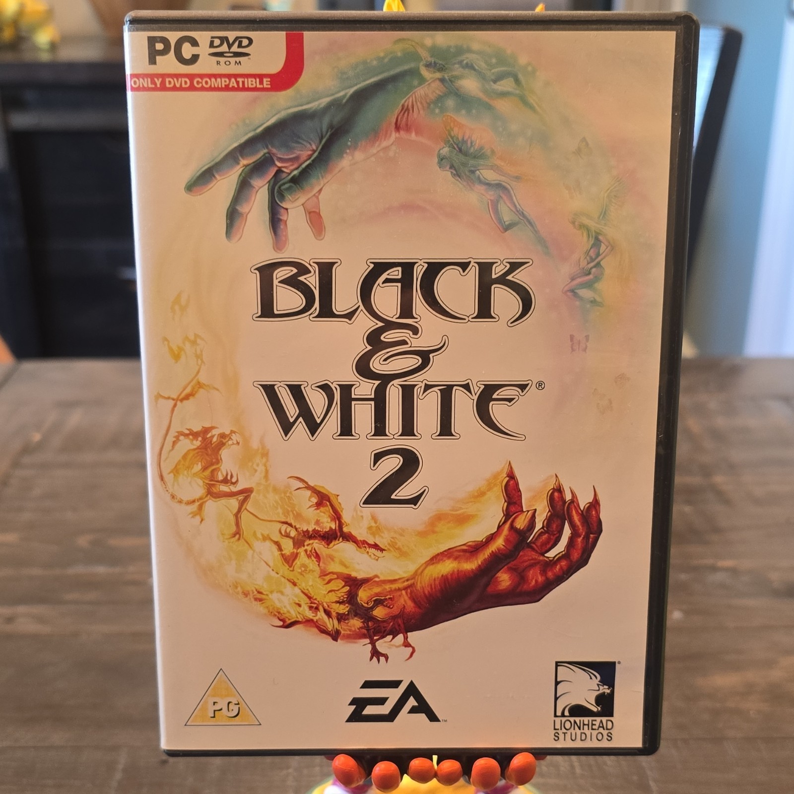 EA Black & White 2 PC DVD-ROM (PAL) PG Rating w/ Case & Disc EA Black & White 2 PC DVD-ROM (PAL) PG Rating w/ Case & Disc