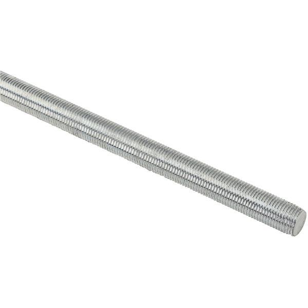 (20)-Hillman Steelworks 1/2 In. x 3 Ft Zinc Plated Steel Fine Threaded Rod 11070