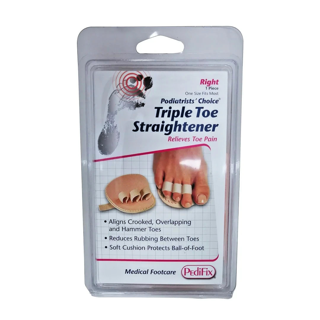 PediFix Podiatrist\'s Choice Triple Toe Straightener P58 - Right PediFix Podiatrist\'s Choice Triple Toe Straightener P58 - Right