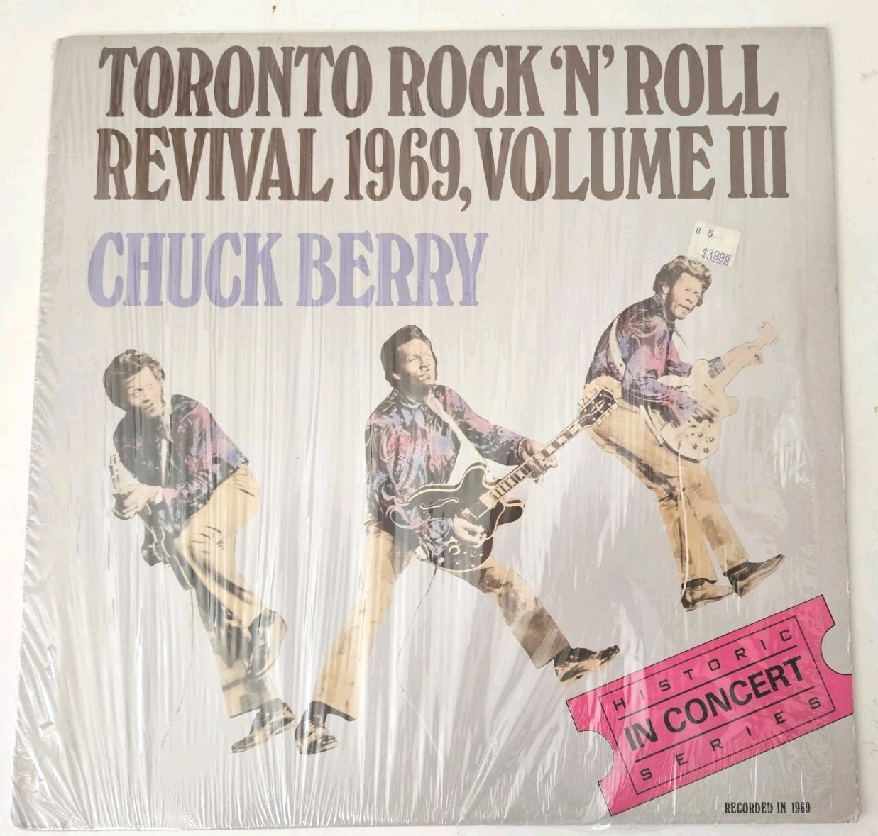 Chuck Berry LP: Toronto Rock \'N\' Roll Revival, 1969 Vol III Vinyl Chuck Berry LP: Toronto Rock \'N\' Roll Revival, 1969 Vol III Vinyl