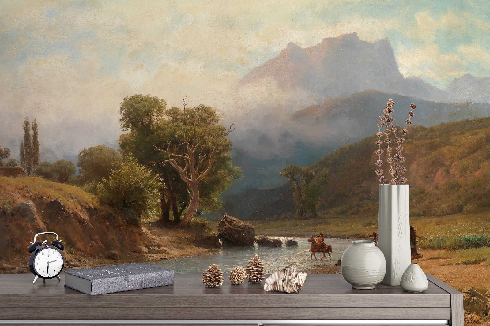 3D Landscape Oil Painting  Wall Murals Wallpaper Murals Wall Sticker 60