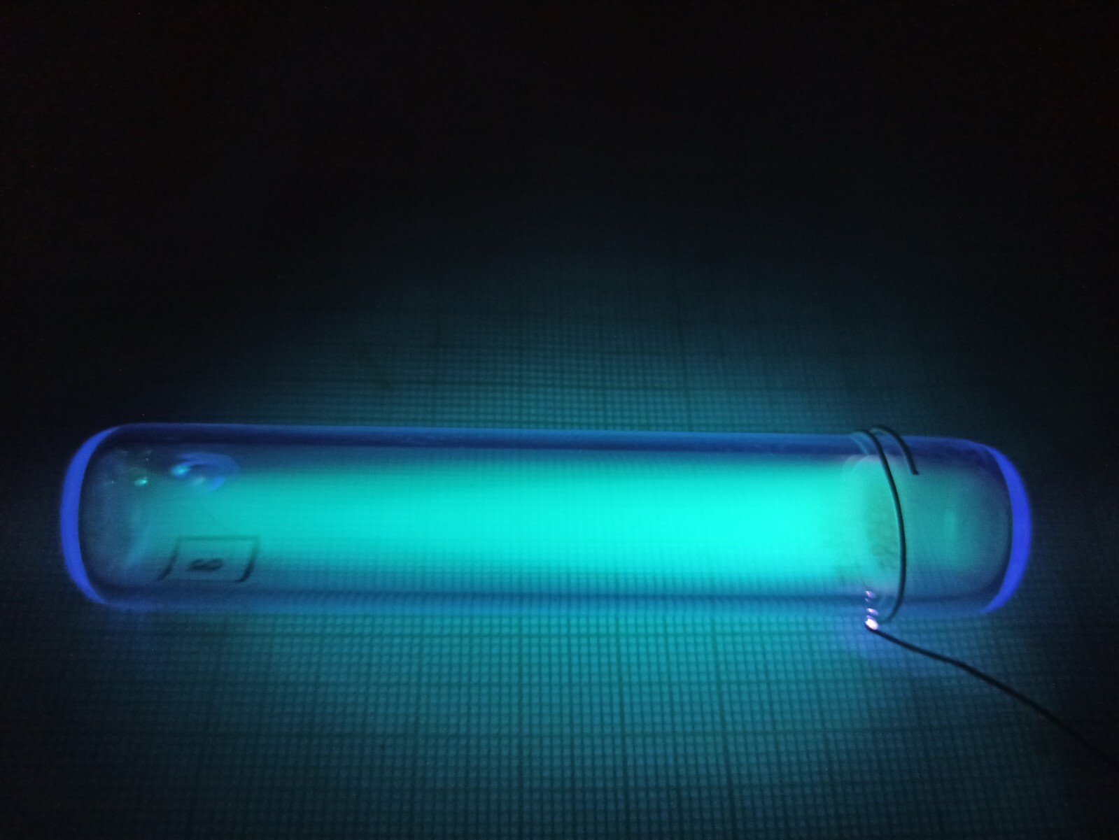 Light bulb  ultraviolet radiation, Vintage UV lamp, electrodeless