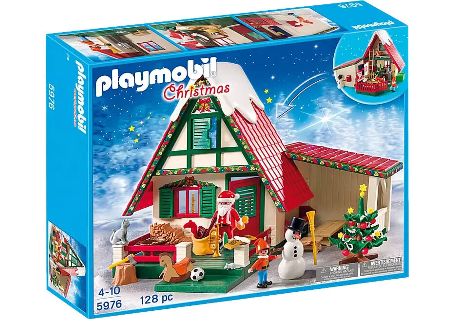 PLAYMOBIL  5976 SANTA'S HOME ELF CHRISTMAS SANTA HOUSE - NIB