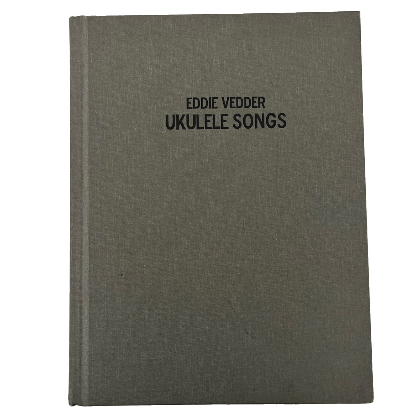 EDDIE VEDDER 1st Edition ( 023 printed) DELUXE Ukulele Songs Hardcover Book w/CD