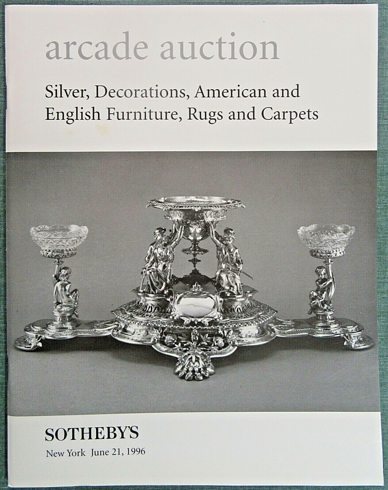 Sotheby\'s Catalog Silver Decorations American English Furniture Rugs Carpets Art