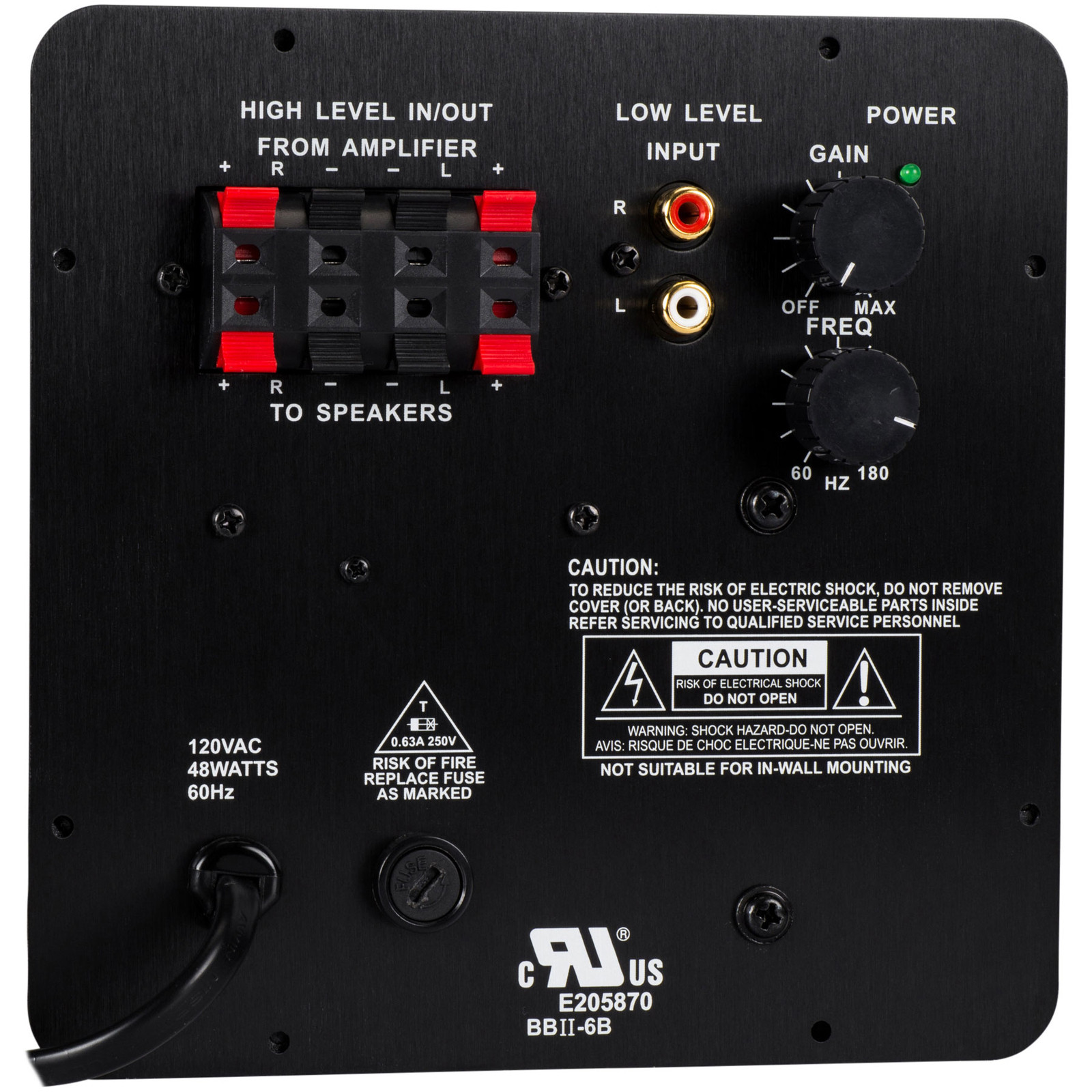 Dayton Audio SA25 25W Subwoofer Amplifier Dayton Audio SA25 25W Subwoofer Amplifier