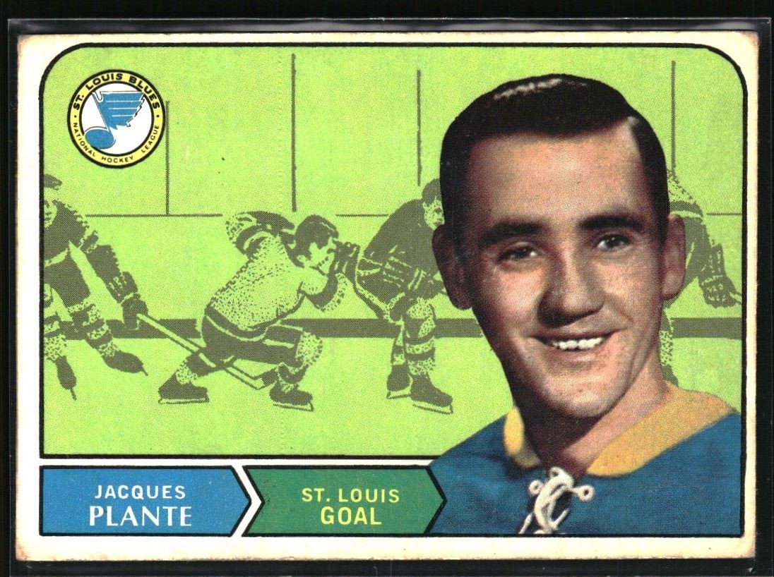Jacques Plante 1968-69 O-Pee-Chee #181 St. Louis Blues