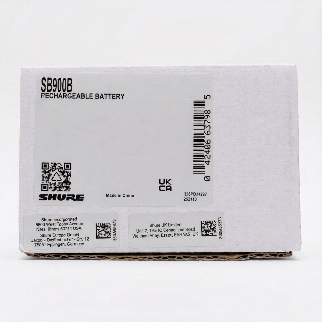 Shure SB900B Lithium-Ion Rechargeable Battery QLX-D ULX-D New in Box