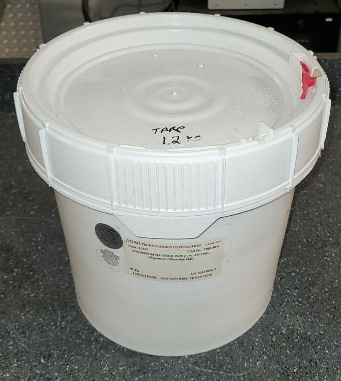 MAGNESIUM FLUORIDE, 99.9% pure, -325 mesh, (Magnesium Difluoride), MgF2 10KG Buc MAGNESIUM FLUORIDE, 99.9% pure, -325 mesh, (Magnesium Difluoride), MgF2 10KG Buc