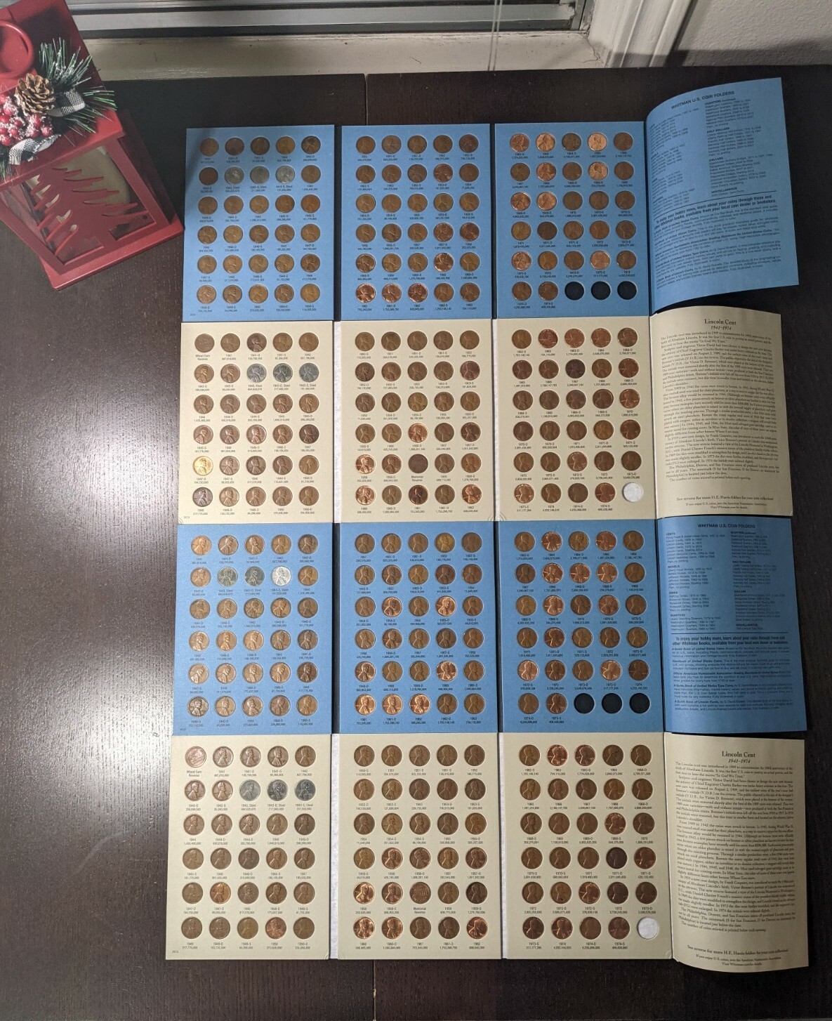 One Completed Lincoln Head Cent Collection - Book Number 2 Album 1941-1974 P,D,S One Completed Lincoln Head Cent Collection - Book Number 2 Album 1941-1974 P,D,S
